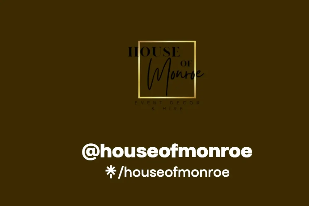 House of Monroe _ Event Decor & Hire